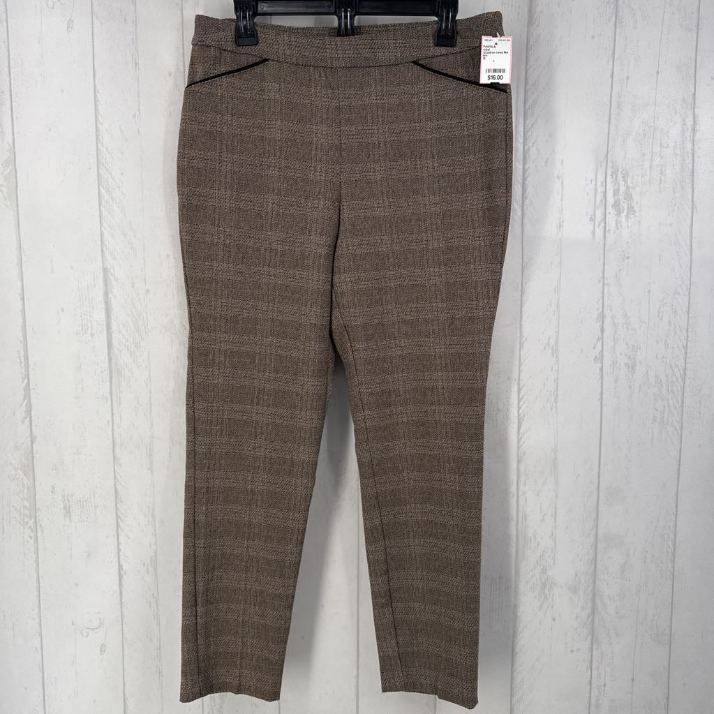 12 pull-on twed like pants