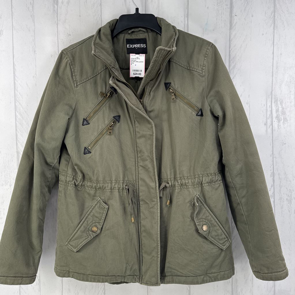S twill utility jacket