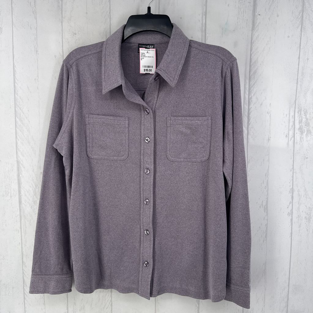 M button down l/s top