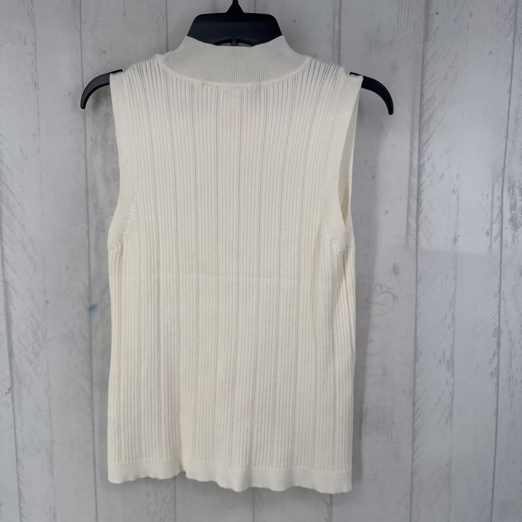 XL mock-neck knit tank