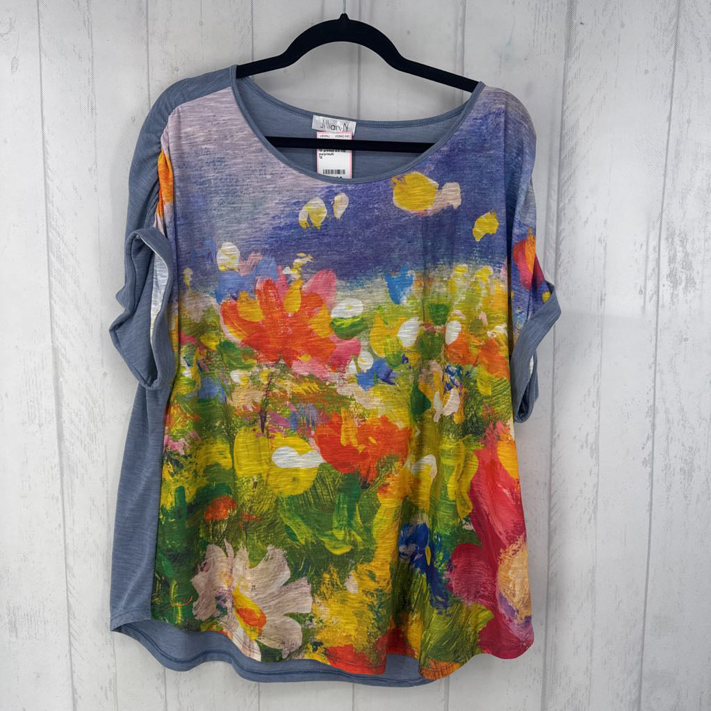 1X printed s/s top