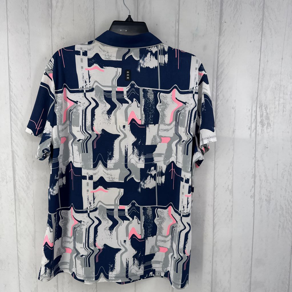 XL printed s/s top