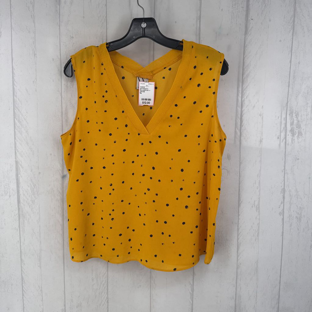 Mp polka-dot v-neck cami