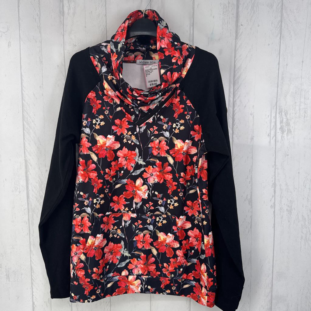 M flo print sweatshirt