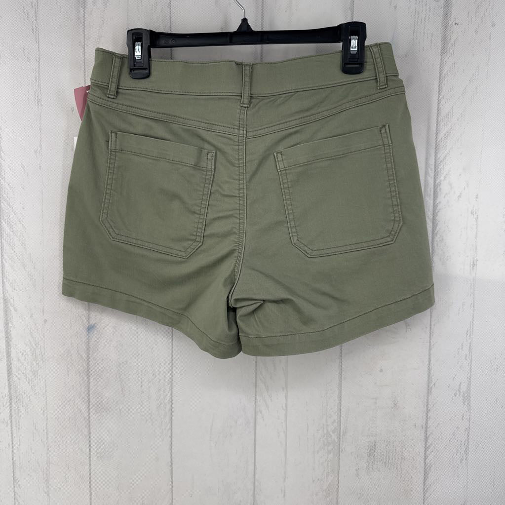 S pull-on twill shorts