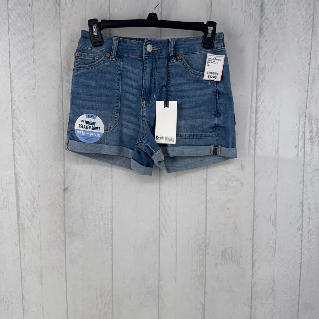 1/25 relaxed fit denim shorts