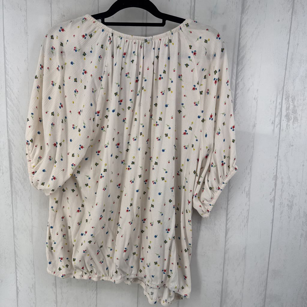 2X flo/bumbletopbee print s/s top