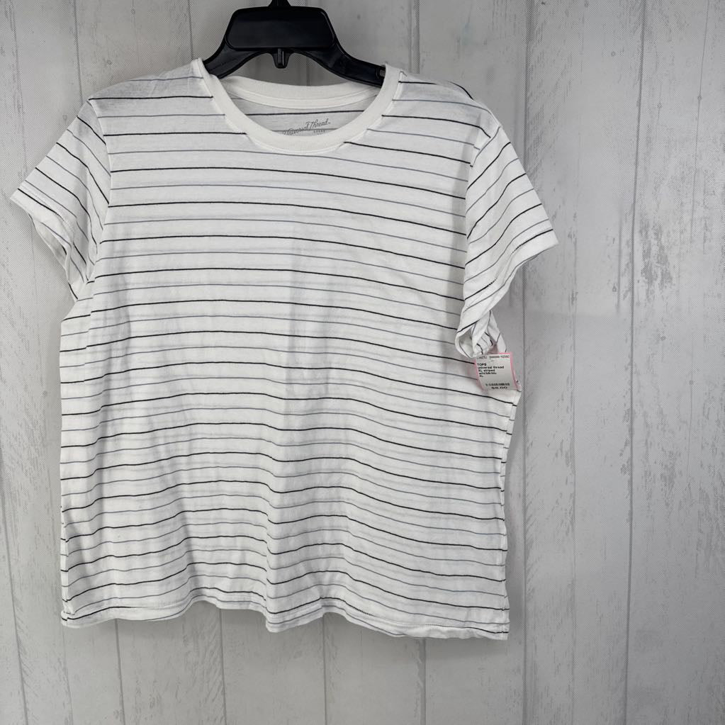 XL striped crewneck s/s tee