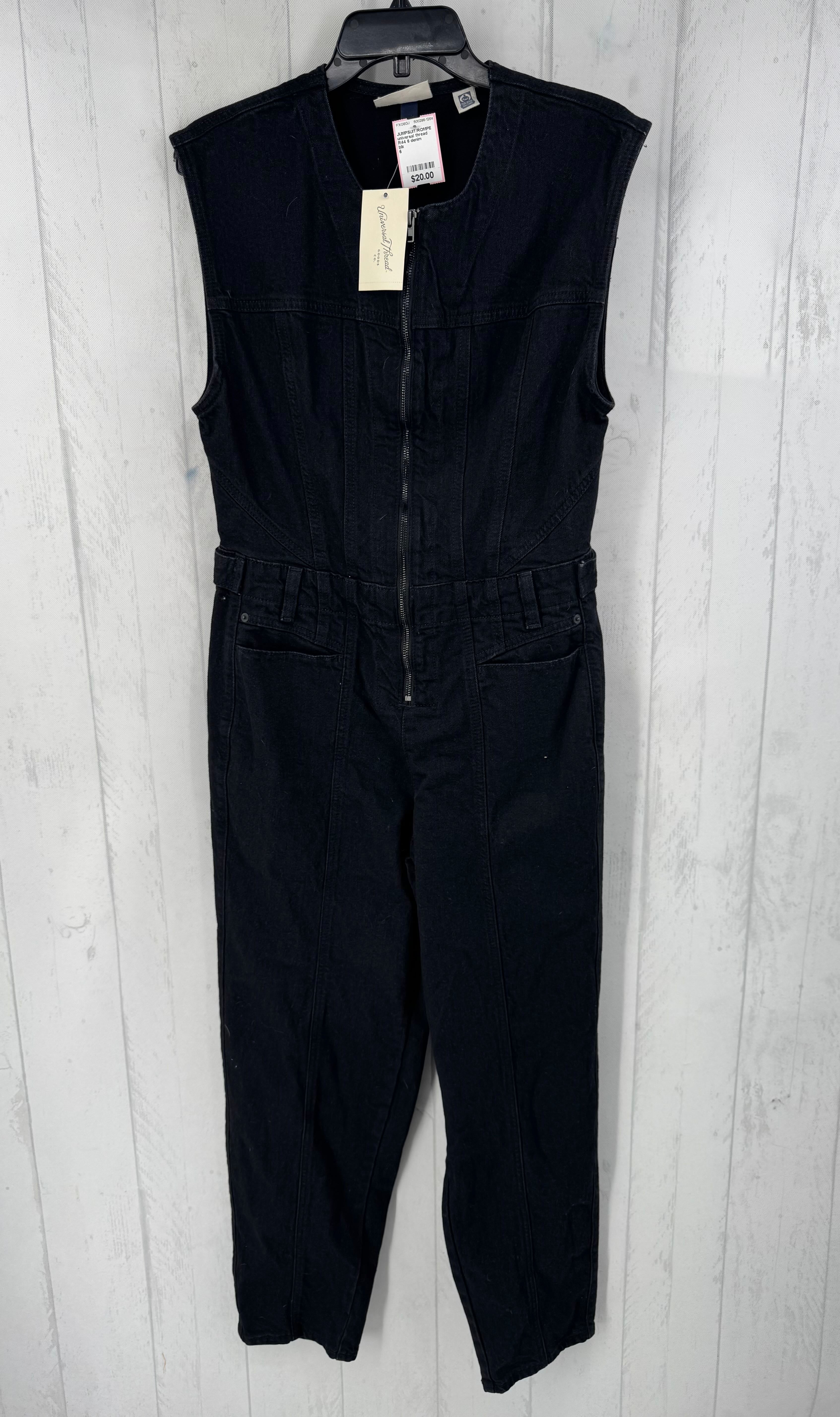 R44 6 denim jumpsuit