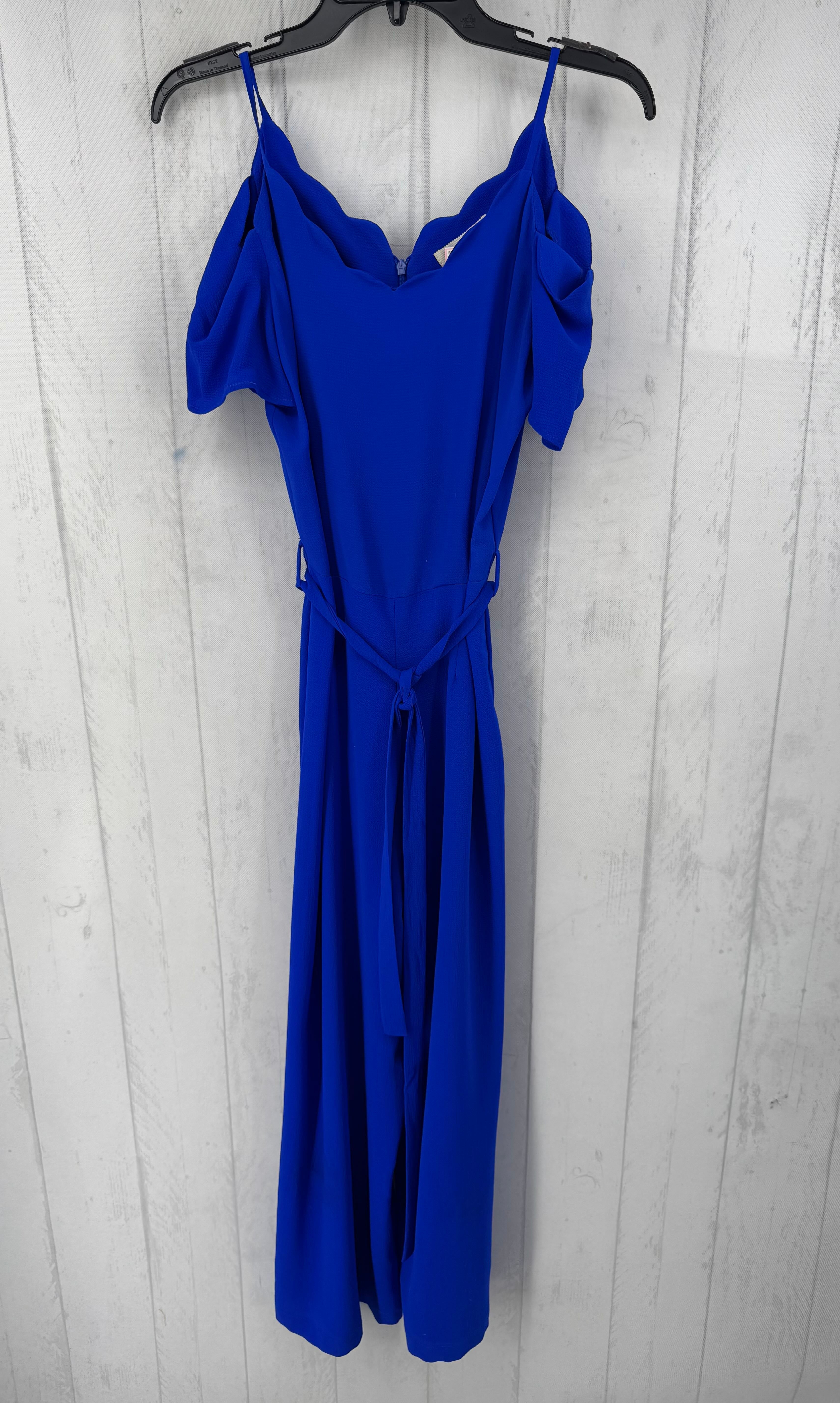 L scalloped s/s jumpsuit