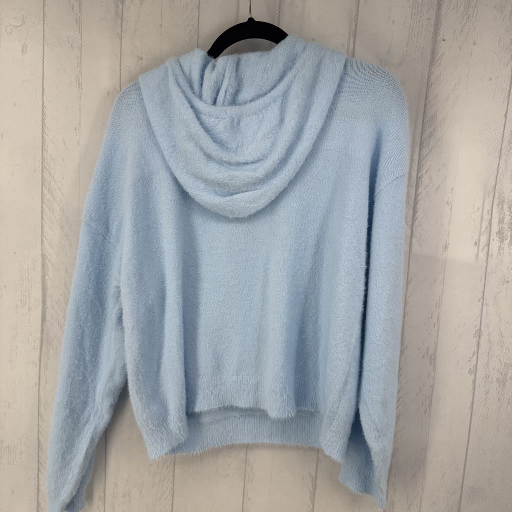 XL eyelash hooded sweater