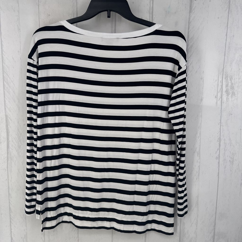 XS l/s stripe top