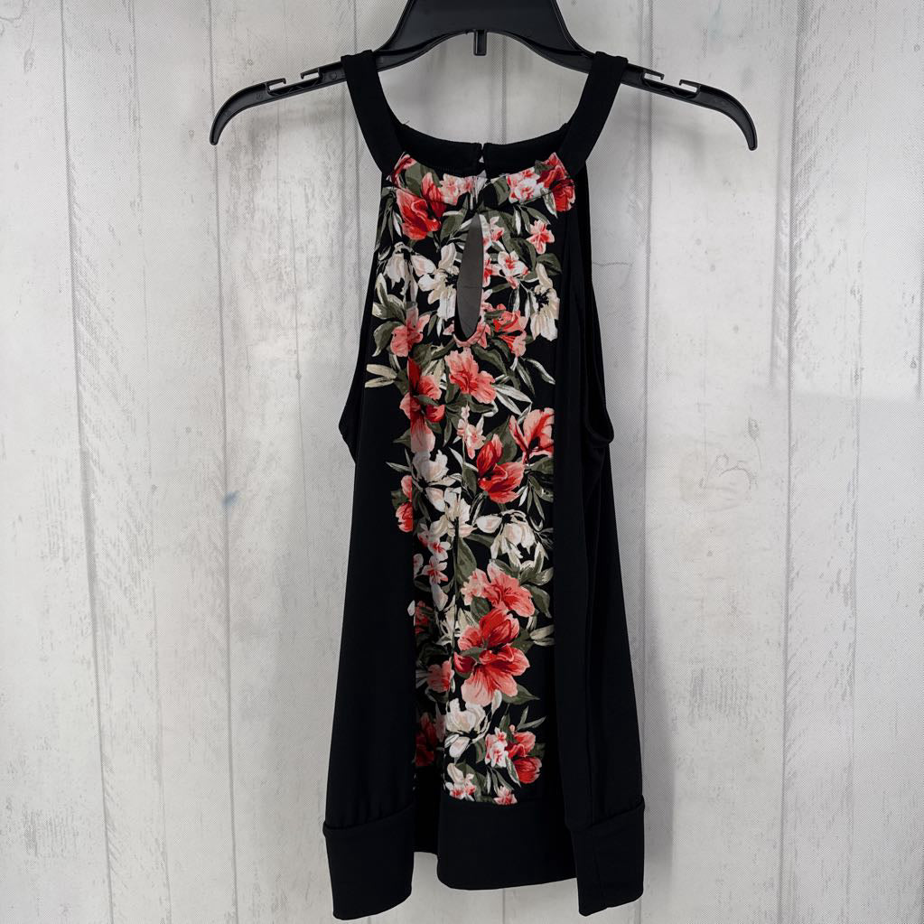 L flo print keyhole cami