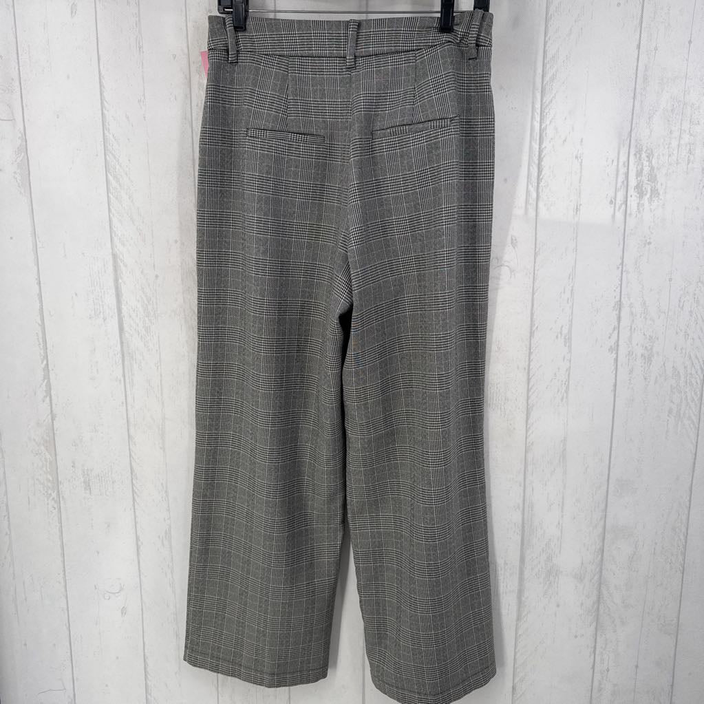 4 houndstooth wide leg pant