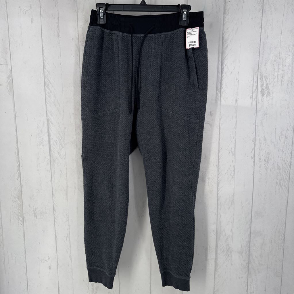 M textured joggers