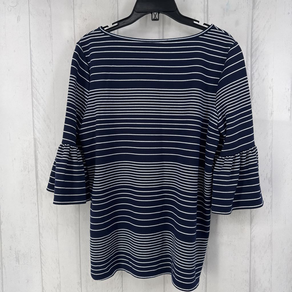 R58 XS striped flare slv top