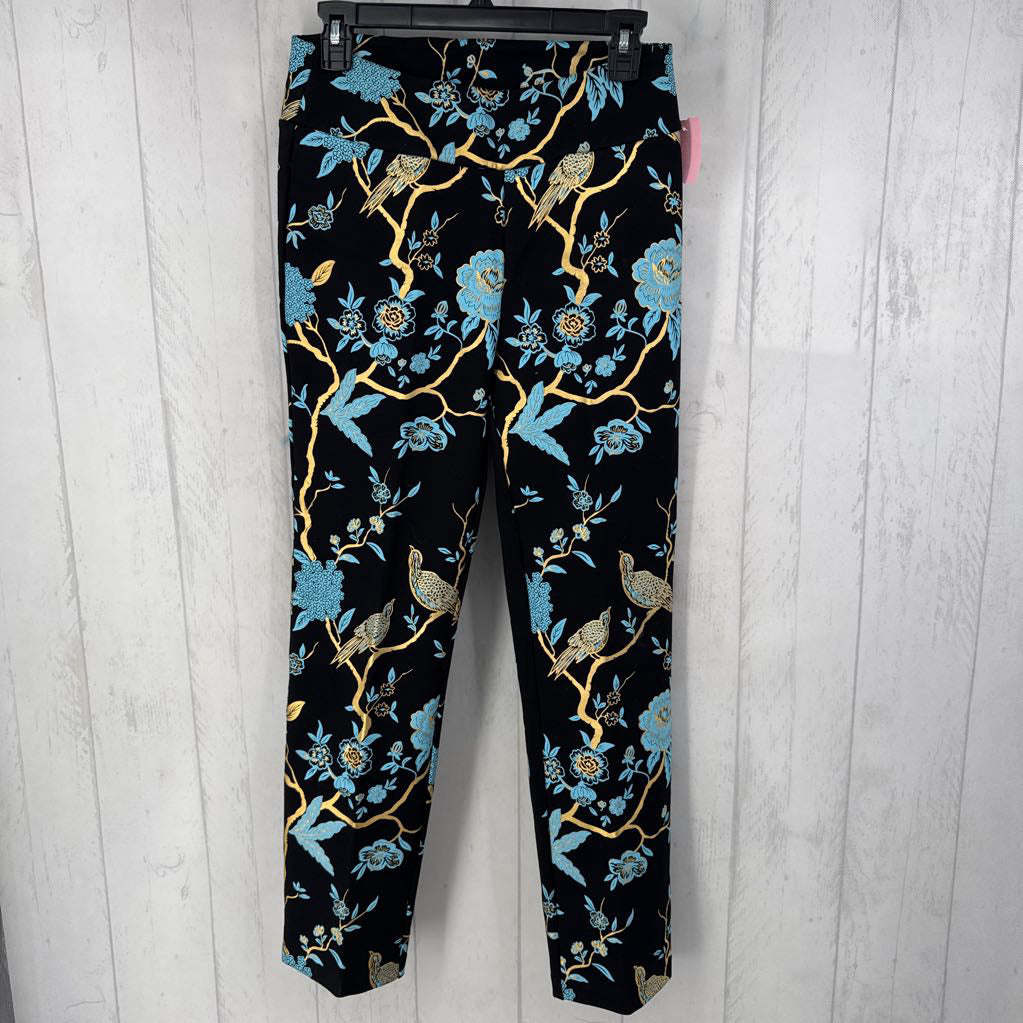 S flo print pull-on pant