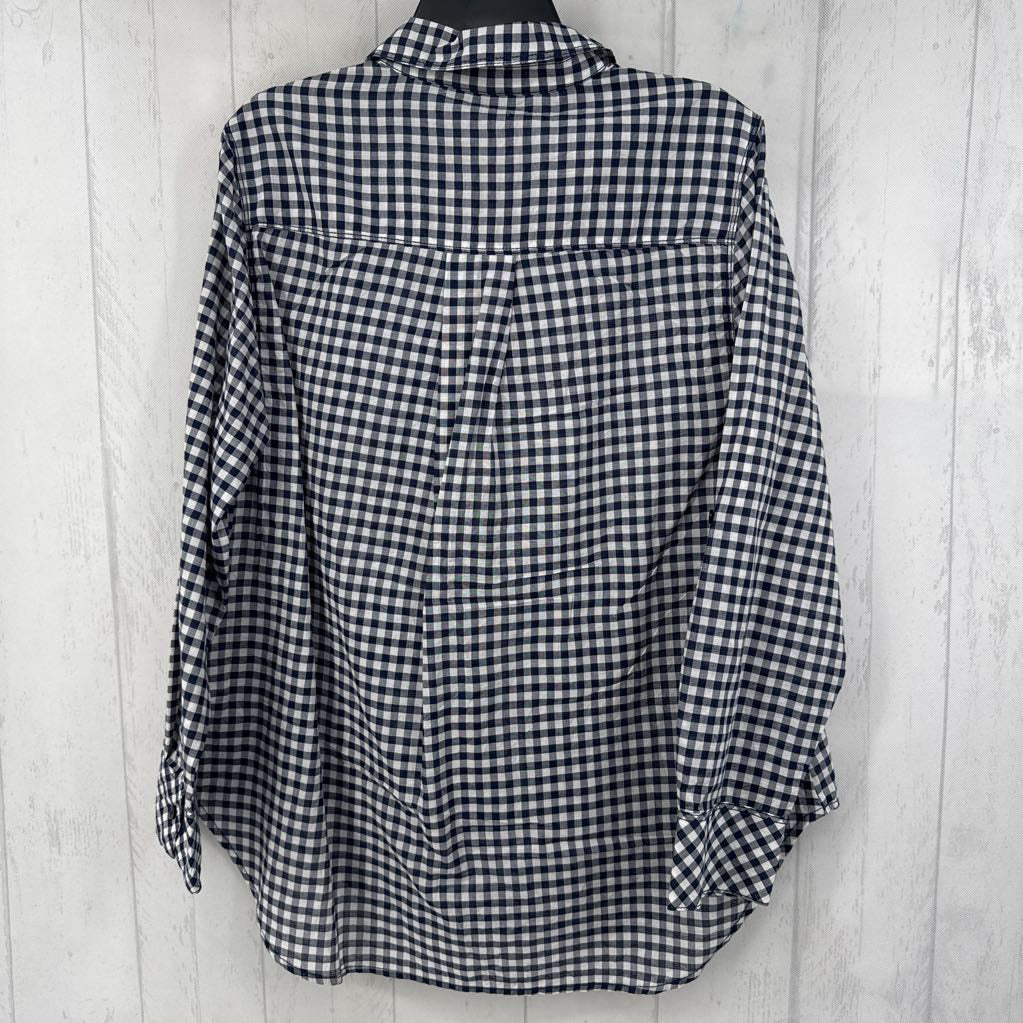 R30 14 plaid button down l/s top