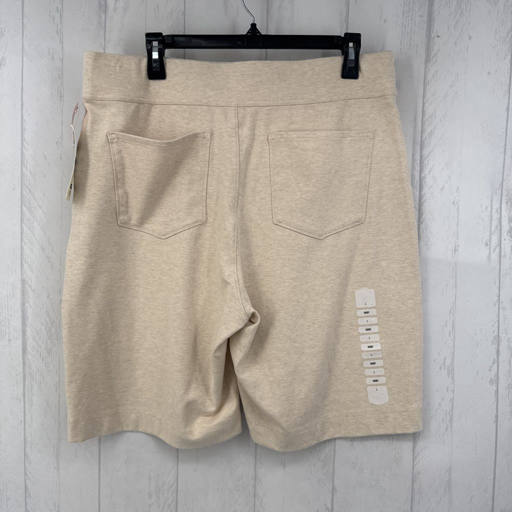 R49 L marled pull-on shorts