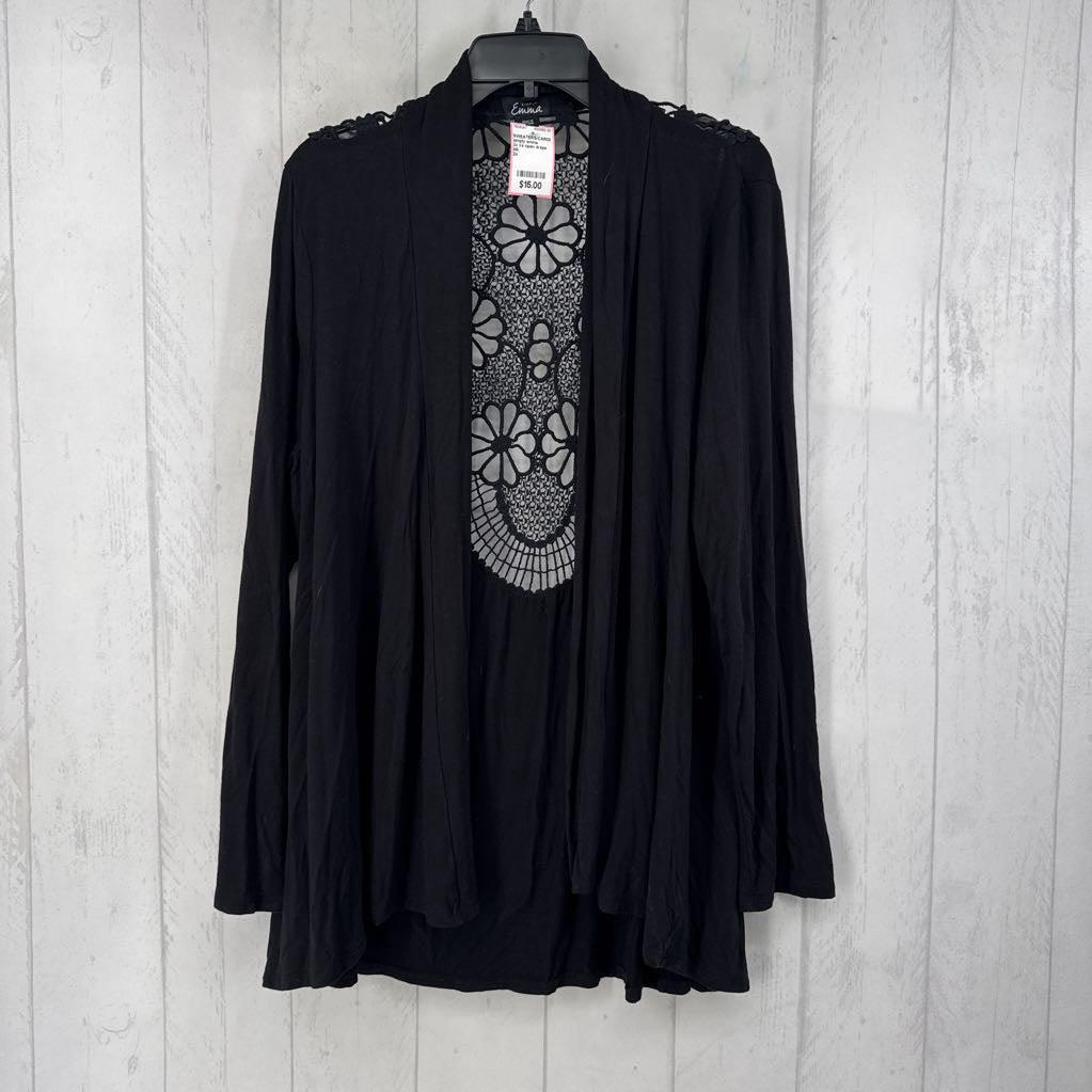 2x l/s open drape cardigan