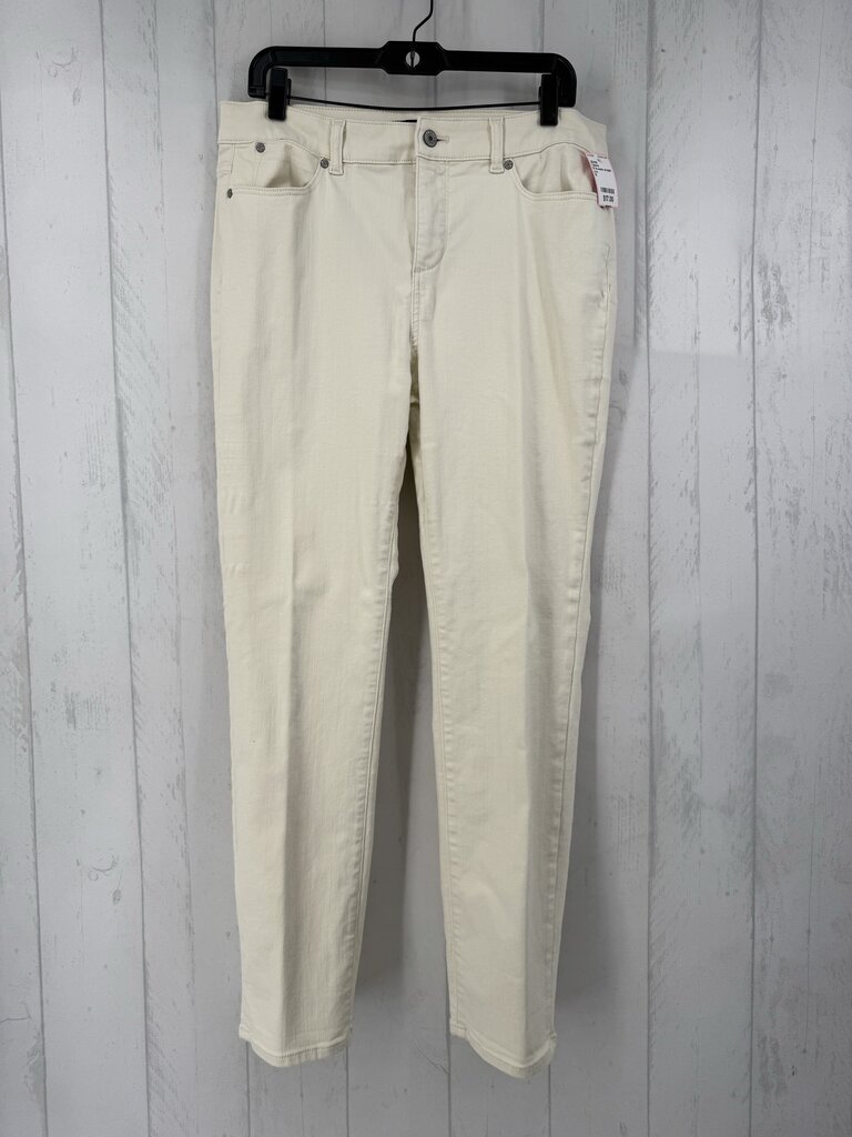 10 hi-waist straight leg jean