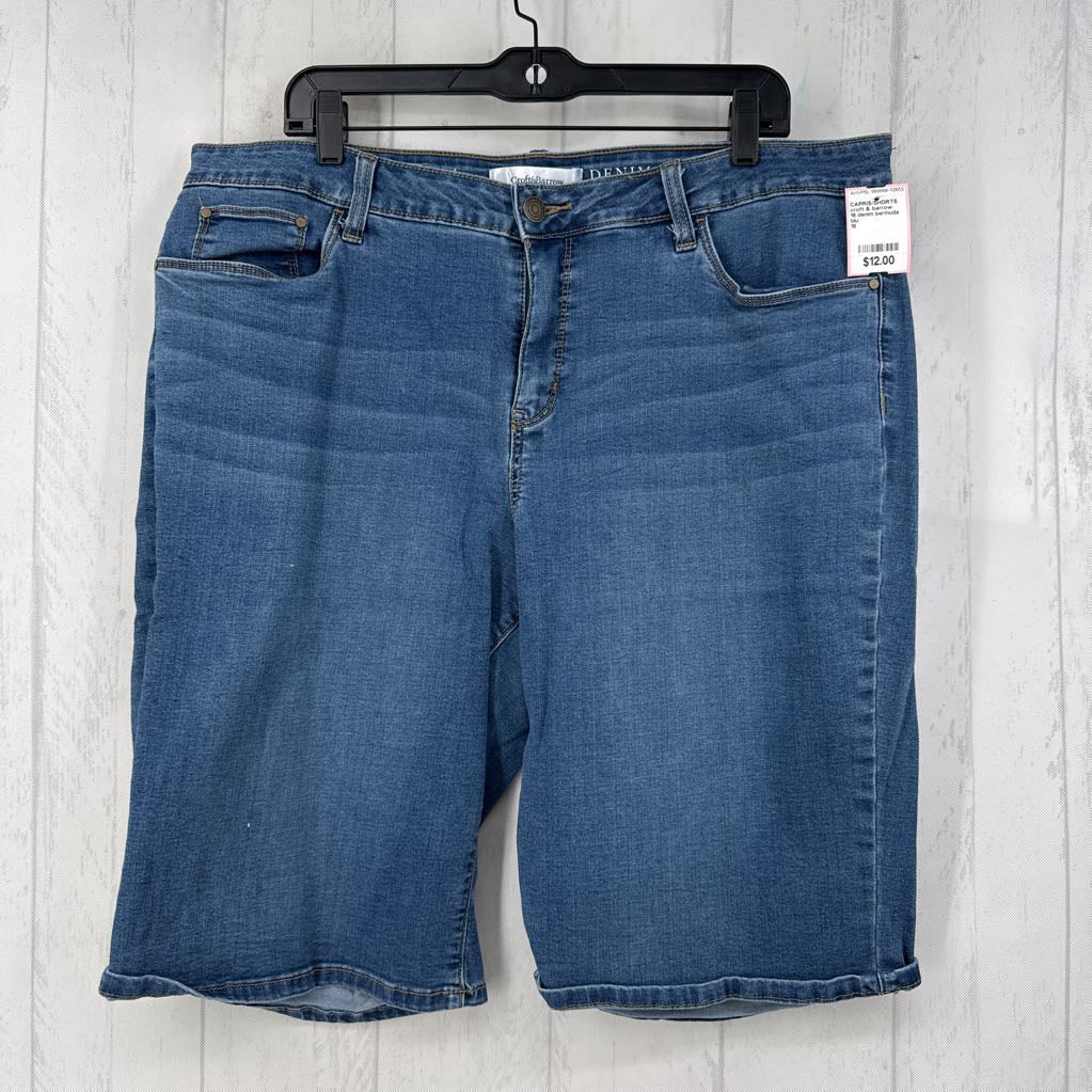 18 denim bermuda shorts