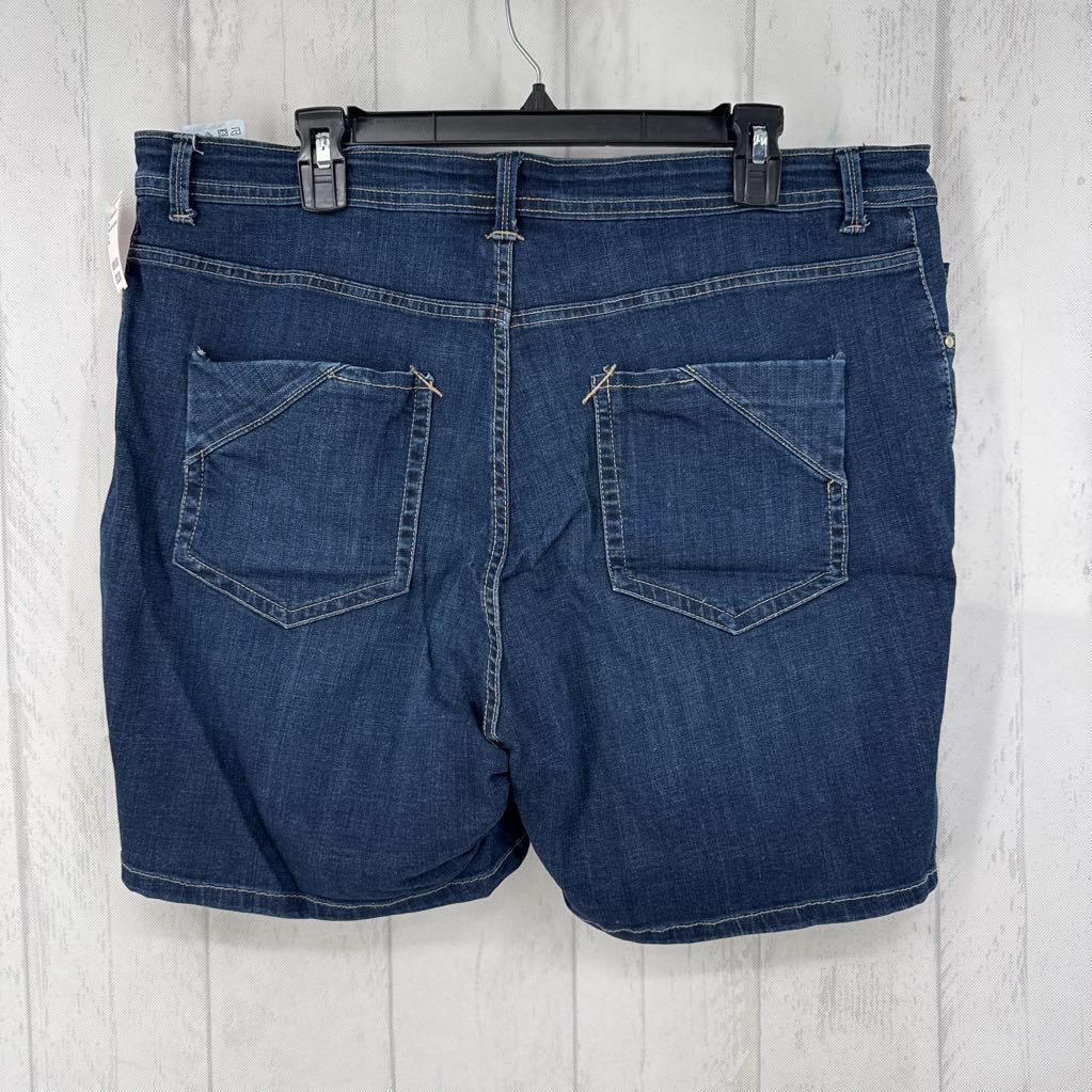 18w denim bermuda shorts