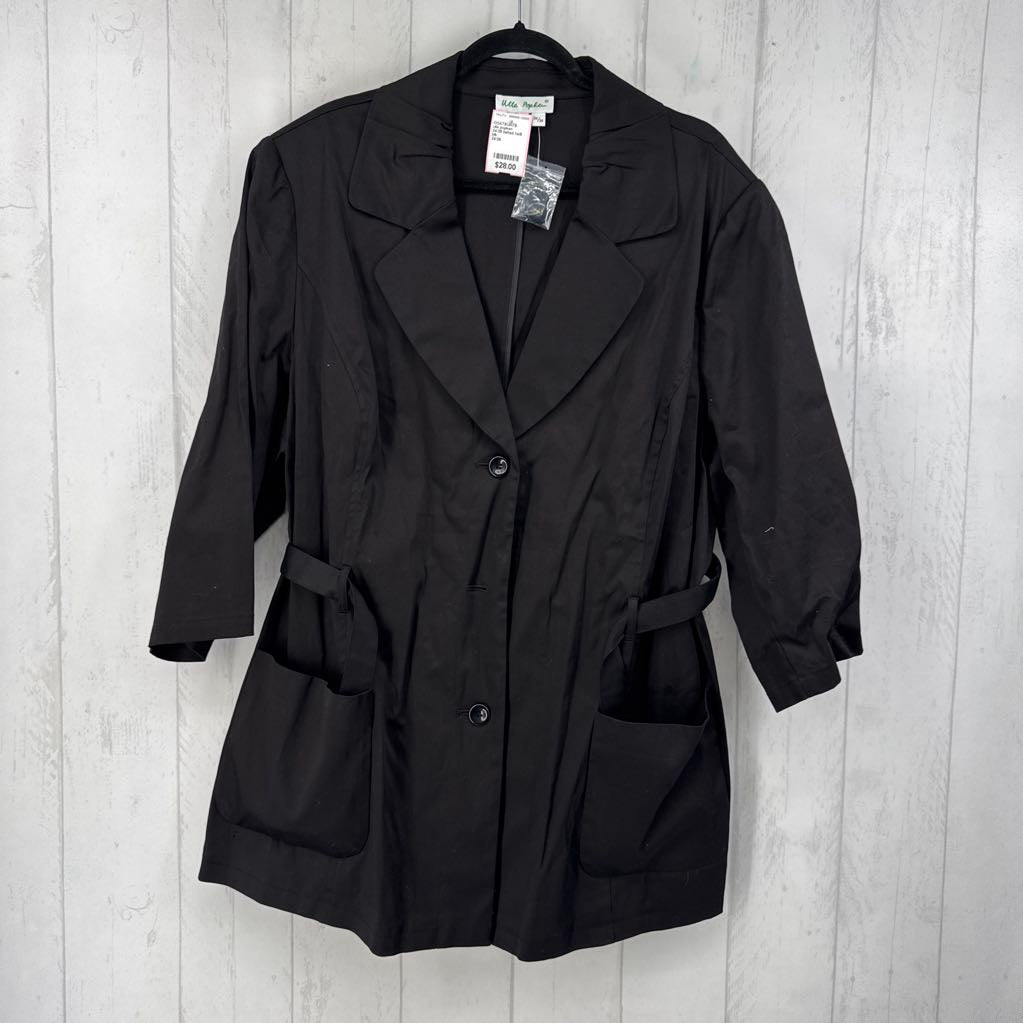 24/26 belted twill jacket