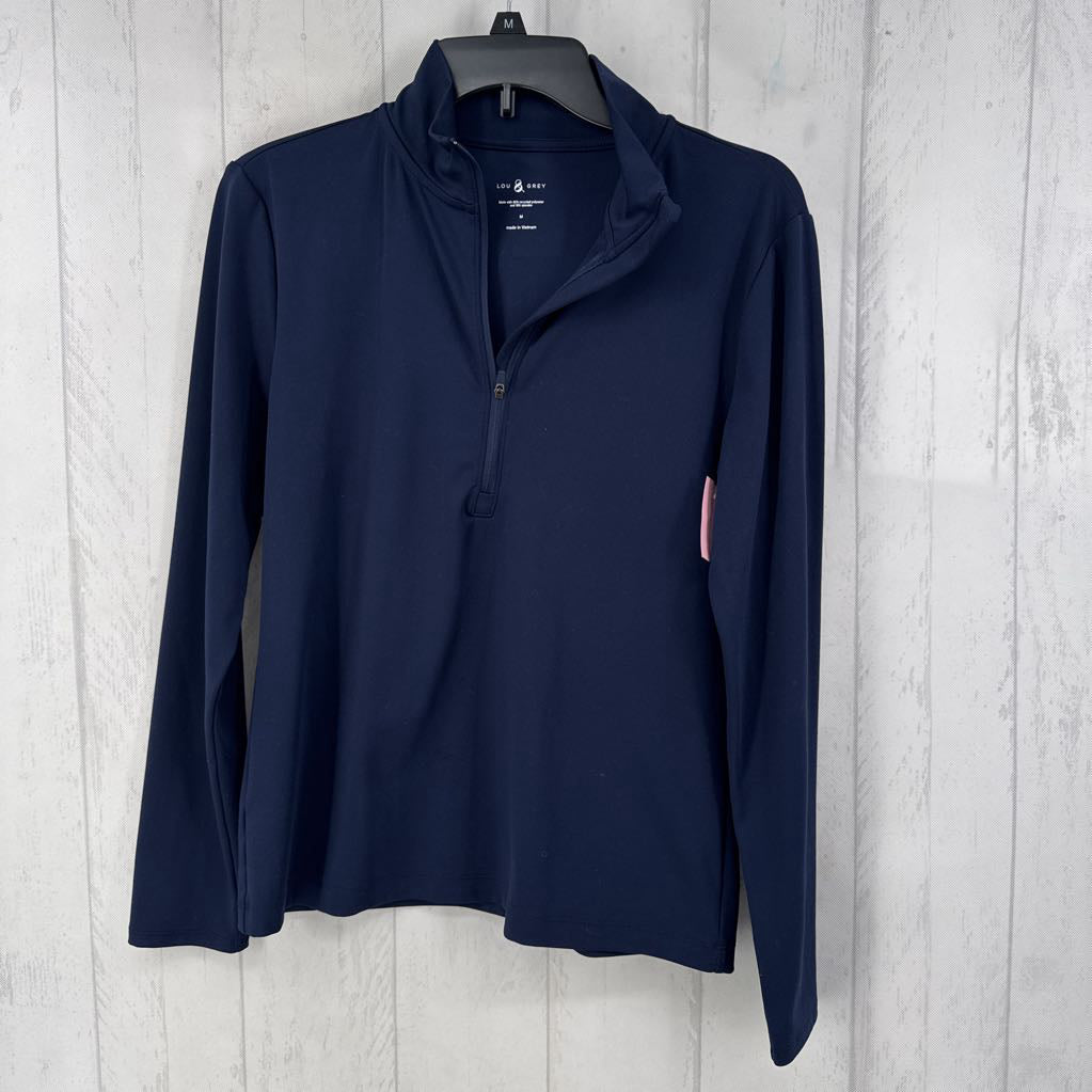 M 1/2 zip l/s pullover