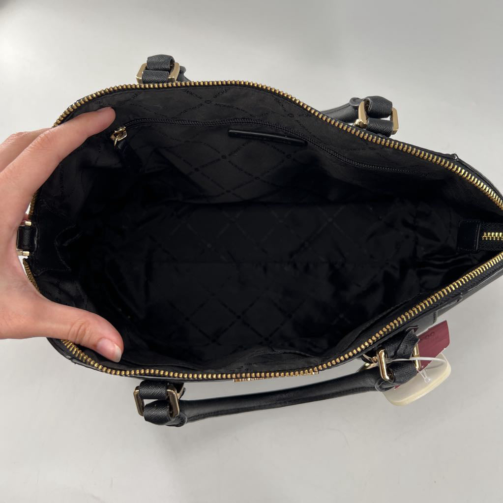 saffano leather footed satchel