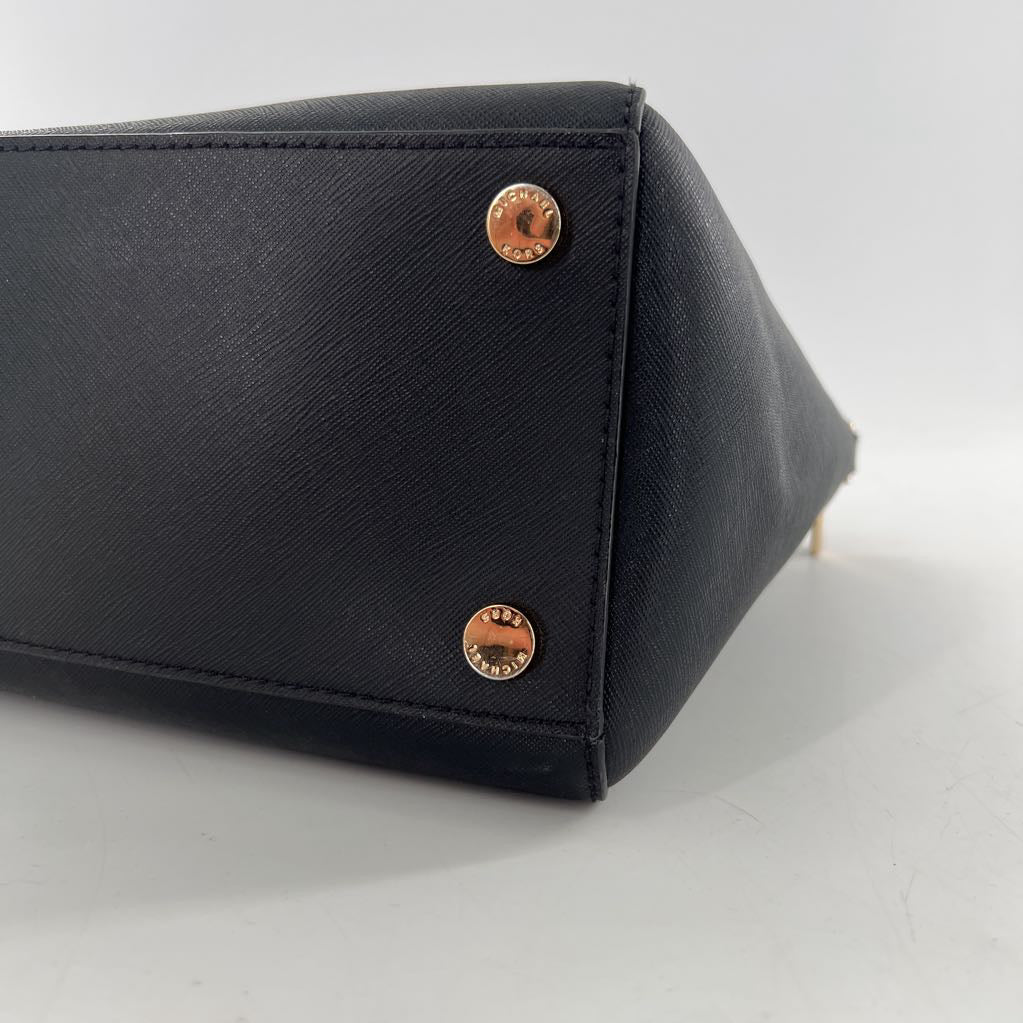 saffano leather footed satchel