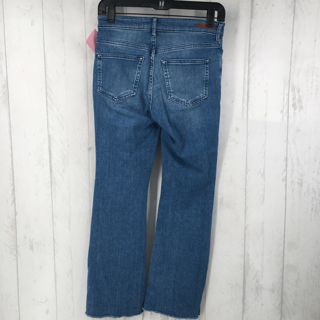 26 hi-rise flare leg jean