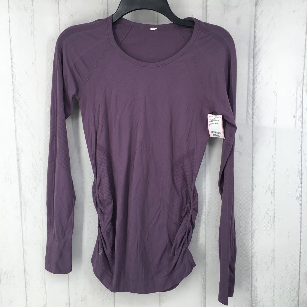 S ruched l/s top