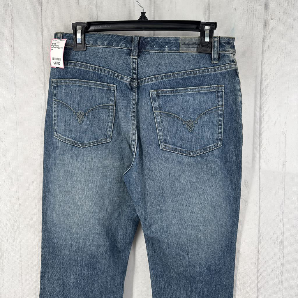 8 straight leg jeans