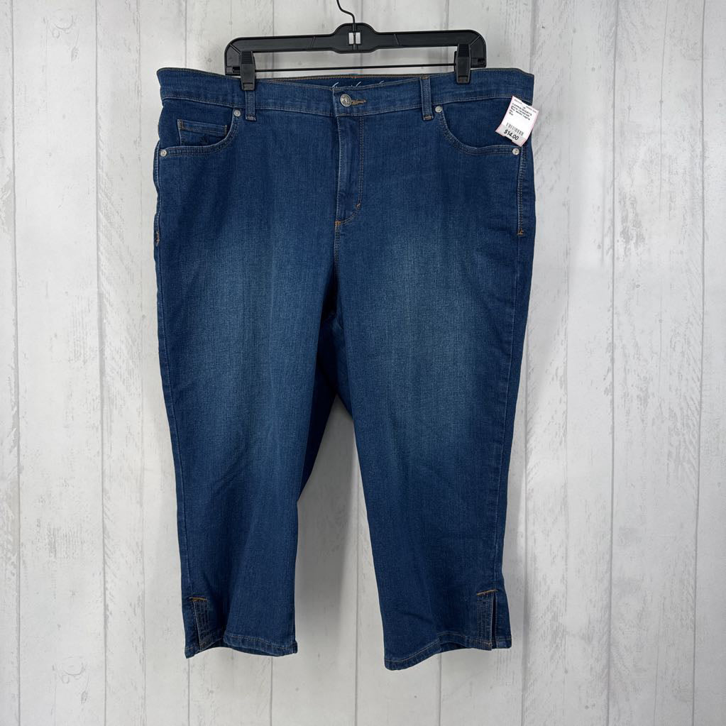 18w denim capris