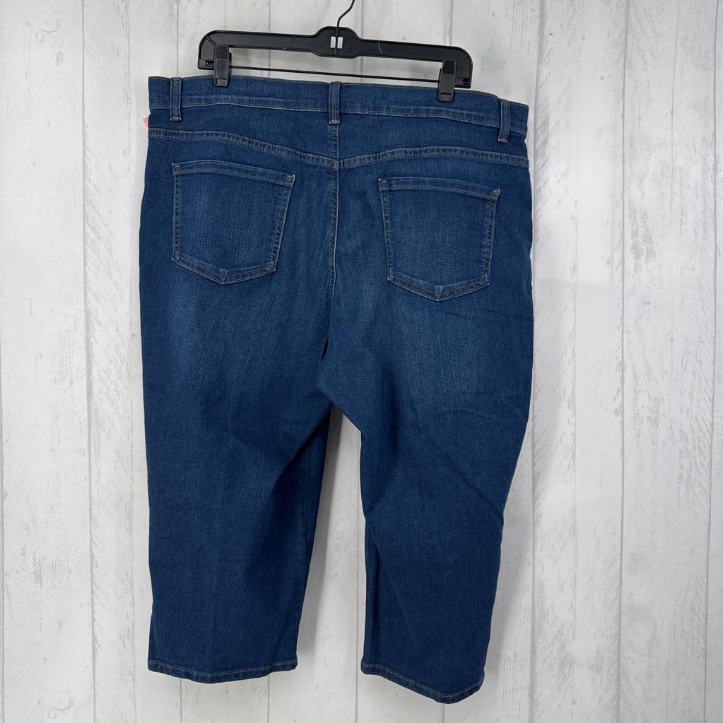 18w denim capris