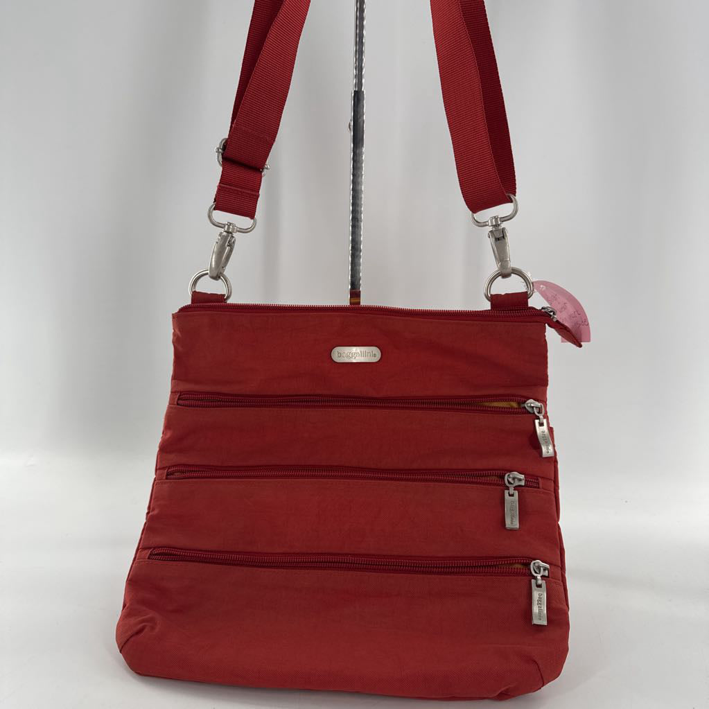 nylon zipper pockets crossbody