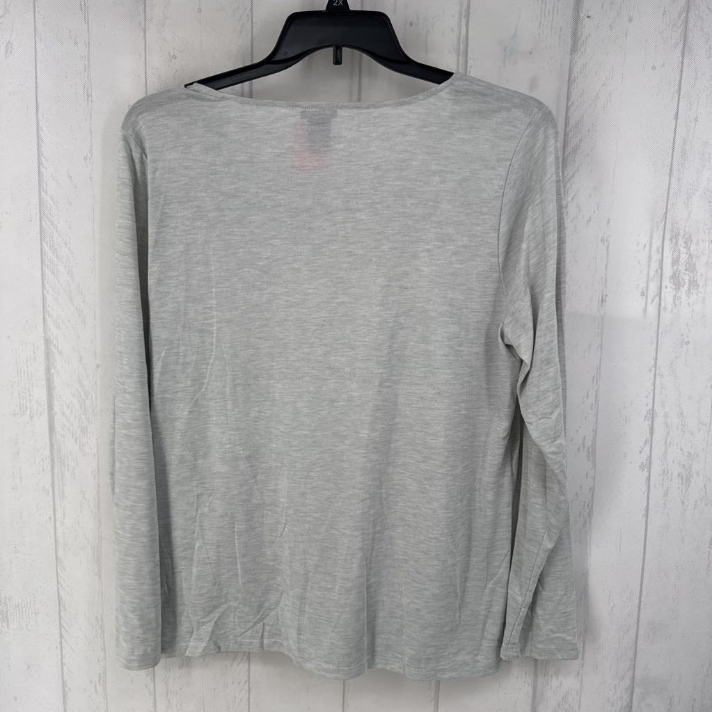 XL scoop neck l/s tee