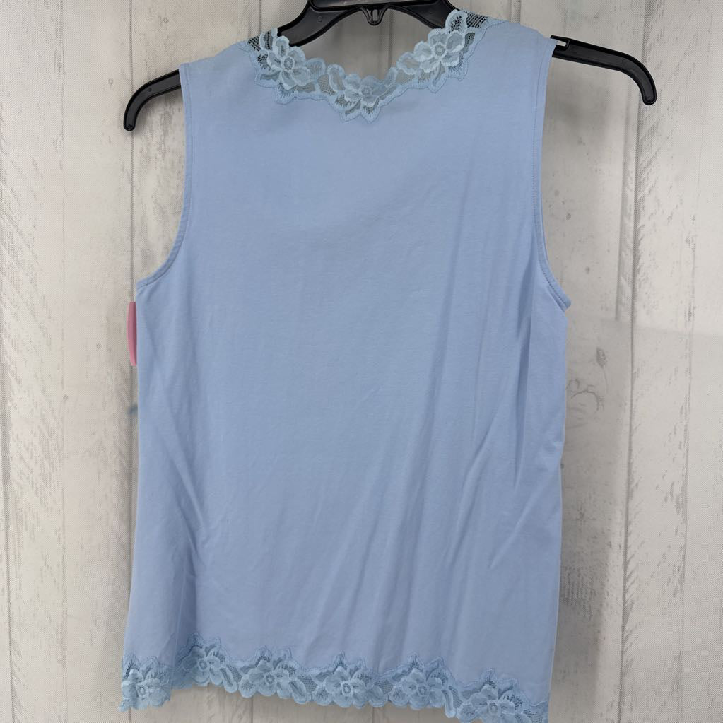 M lace trim v-neck cami