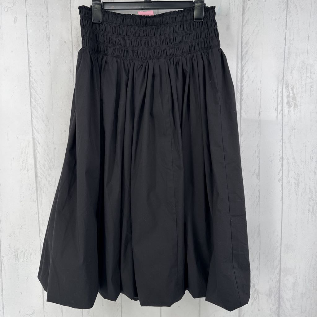 L smocked maxi skirt