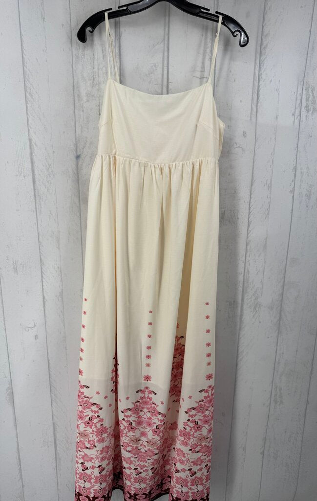 L hi-waist floral bottom slvls dress