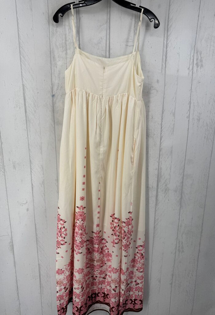 L hi-waist floral bottom slvls dress