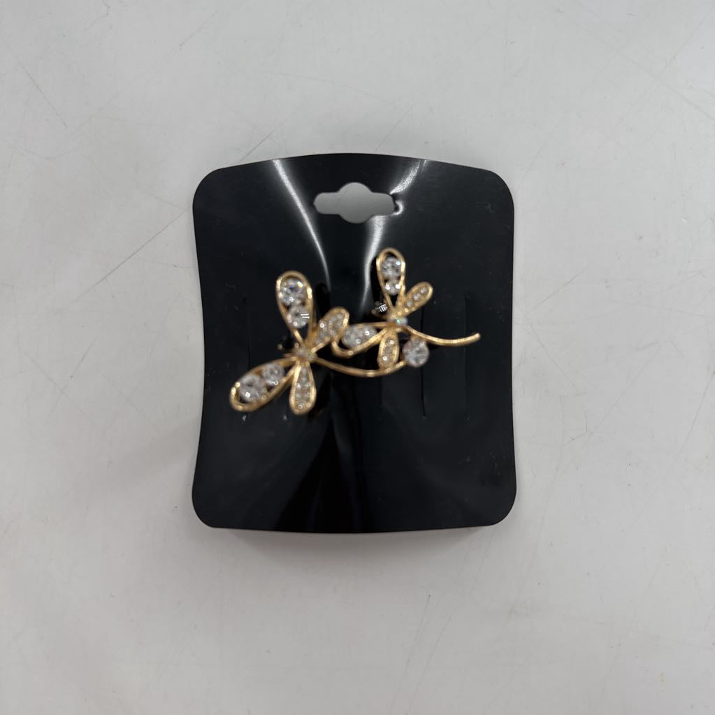 rhinestone dragonfly pin