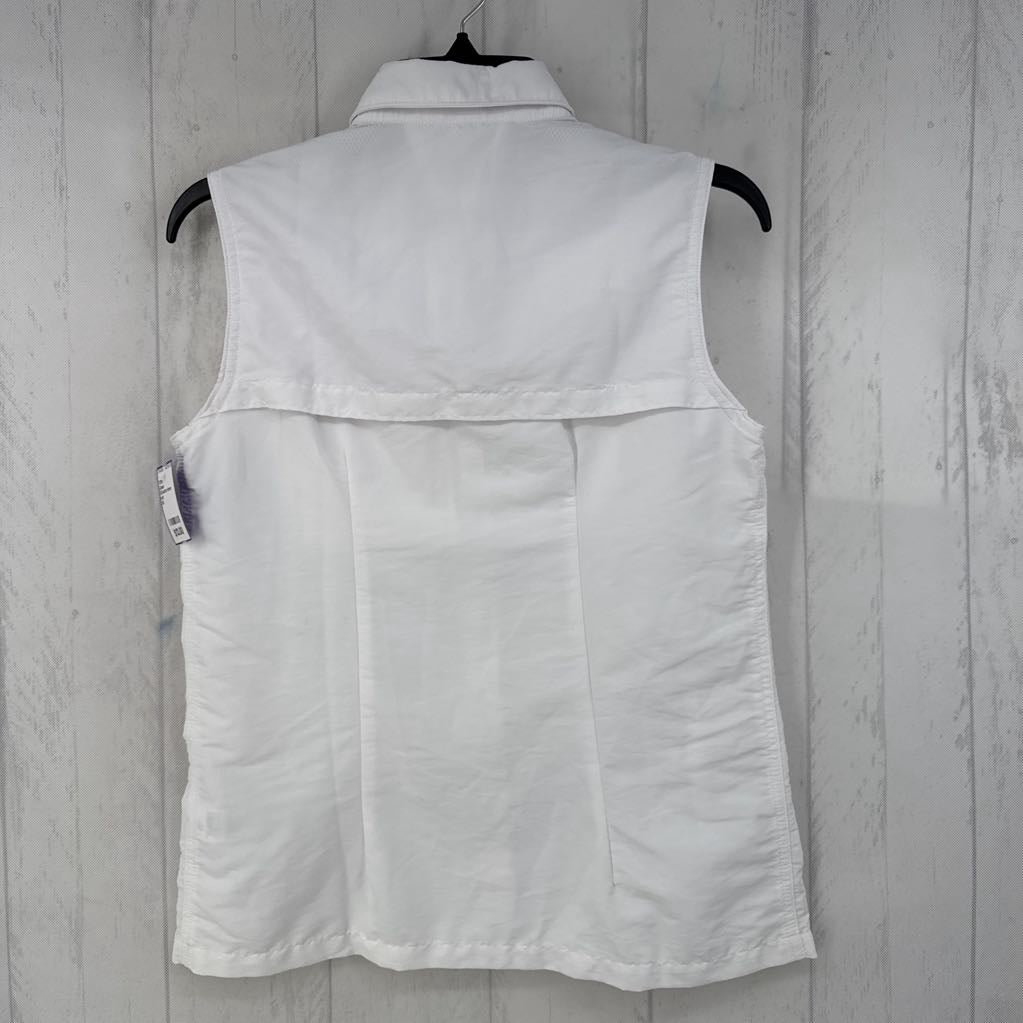 XS button down slvls tank