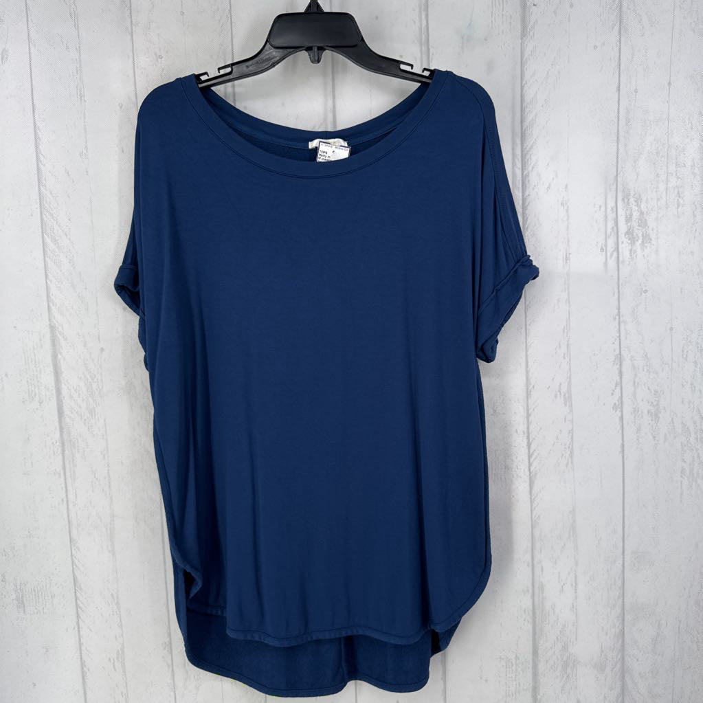 M crewneck round hem s/s tee