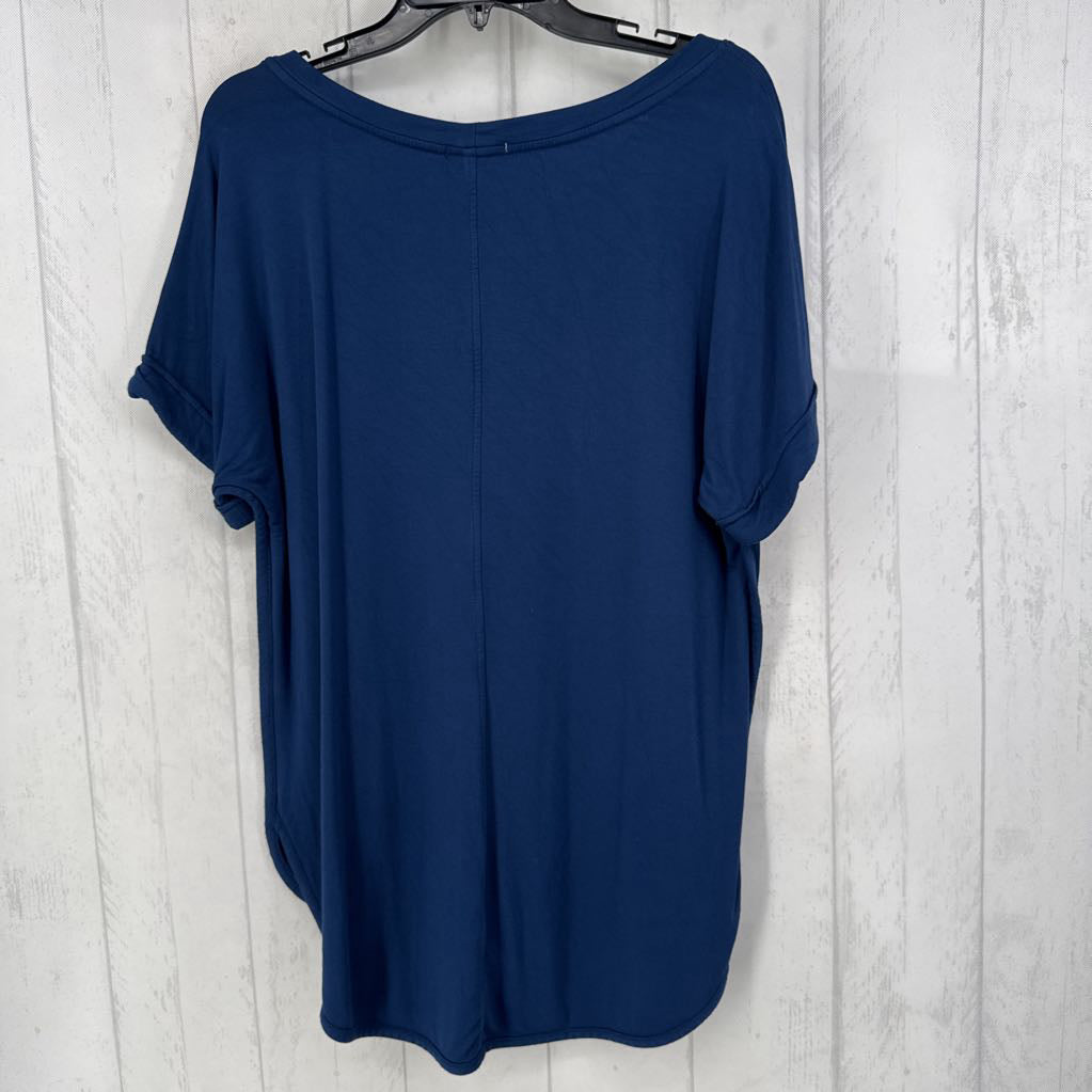 M crewneck round hem s/s tee