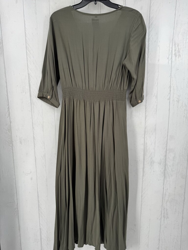 M button down 3/4 slv dress