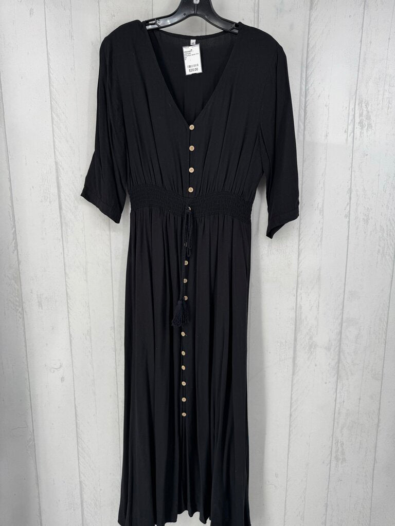 M button down 3/4 slv dress