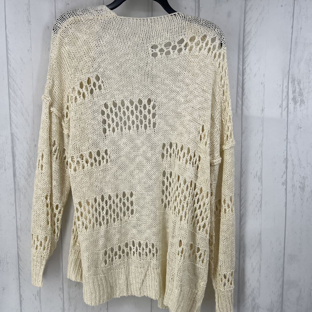 S l/s open cardigan