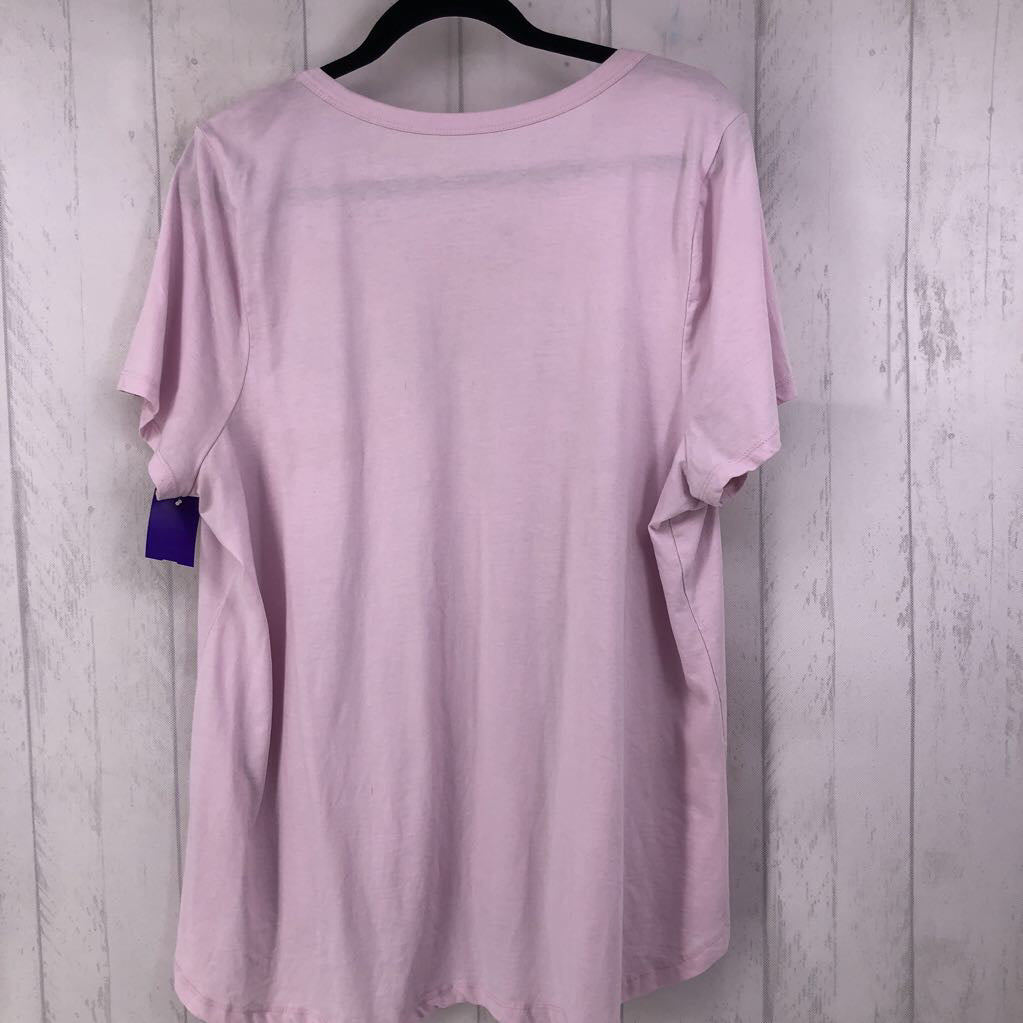 18/20 scoop neck s/s tee (love)